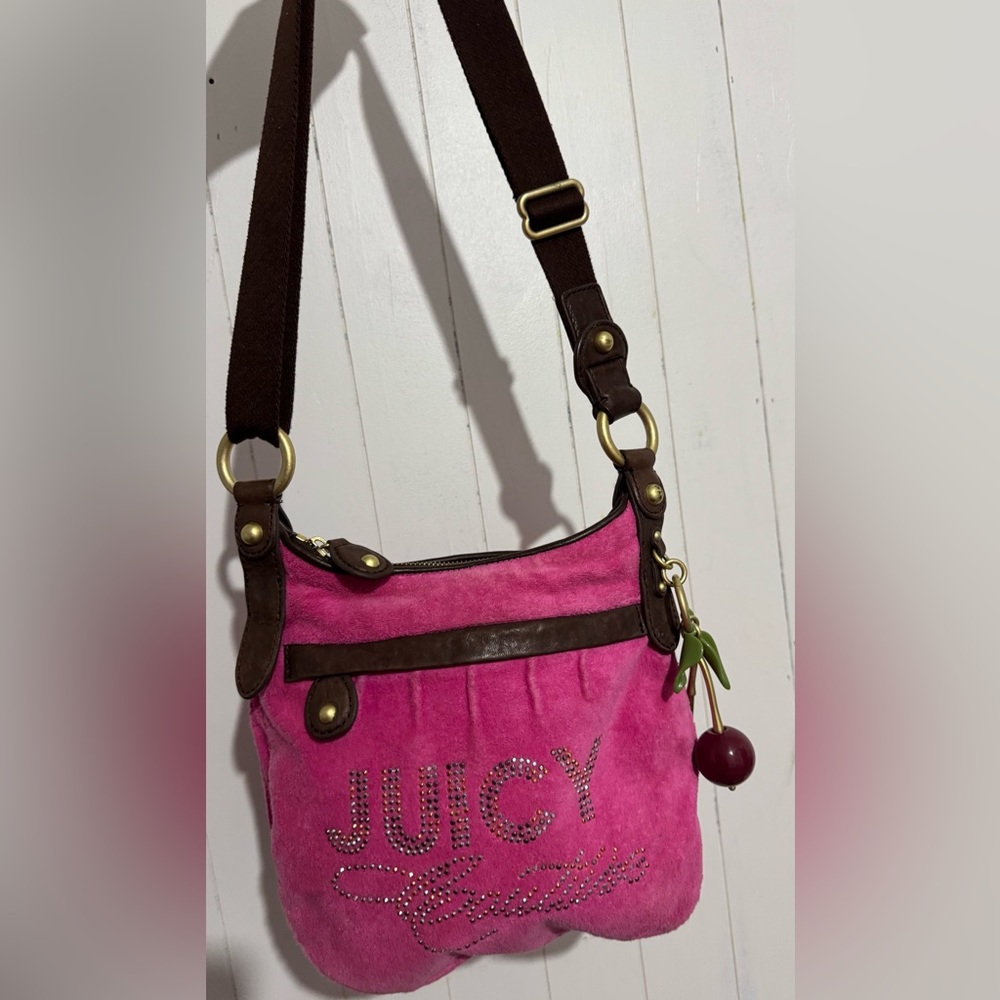 Juicy Couture Vintage Pink Crossbody/Shoulder Bag